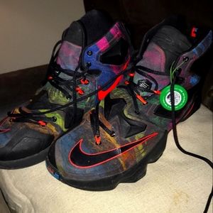 Nike, LeBron 13, size 11, multi-color